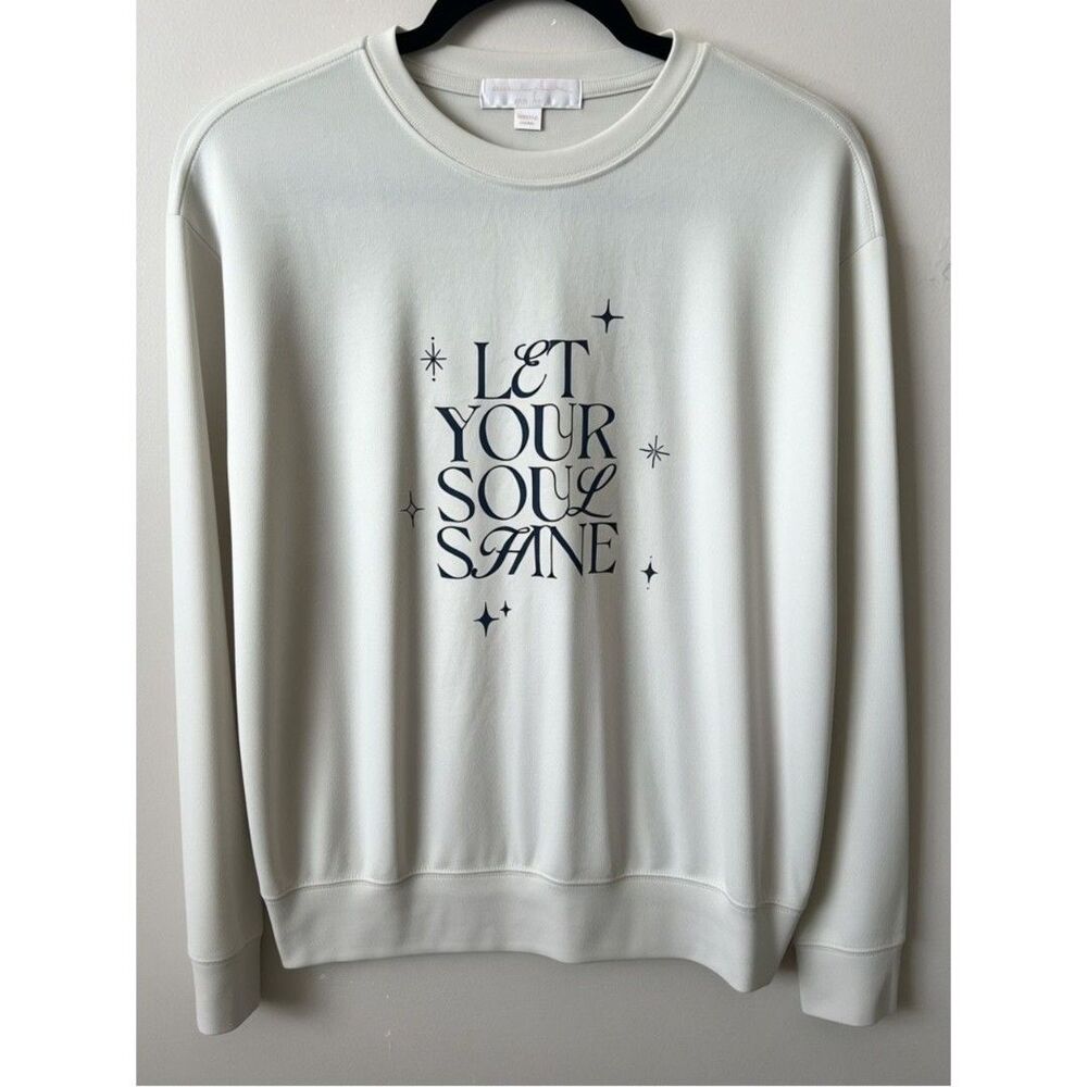 Spiritual Gangster Soul Shine Savasana Pullover Sweater XS NWT